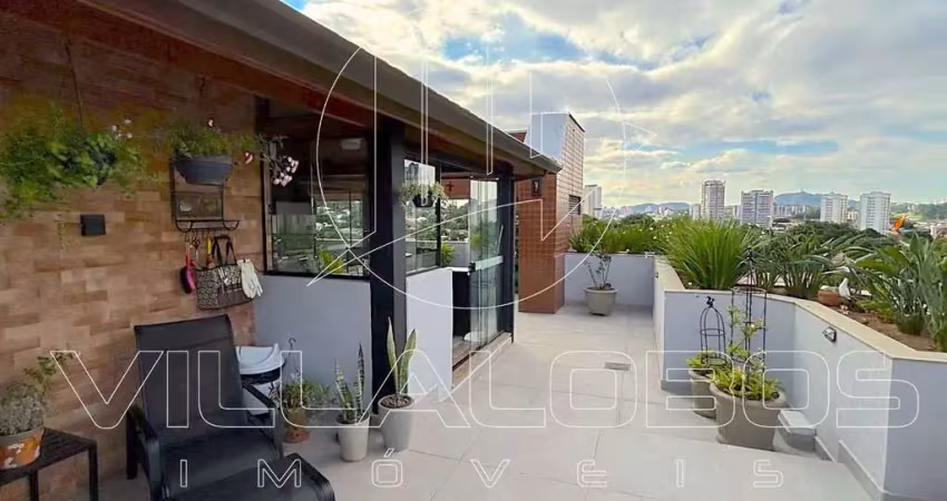 Cobertura com 4 dormitórios à venda, 276 m² por r$ 3.250.000,00 - alto da lapa - são paulo/sp