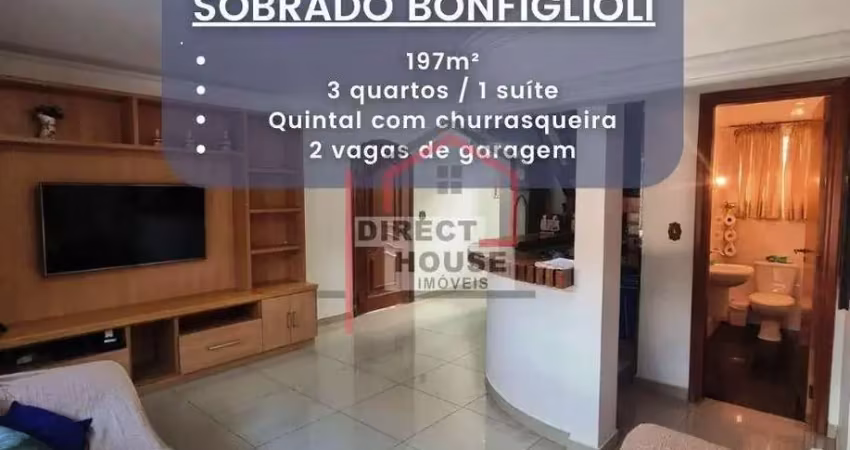 Casa com 3 quartos à venda na Avenida Embaixador Cavalcanti de Lacerda, 181, Jardim Bonfiglioli, São Paulo