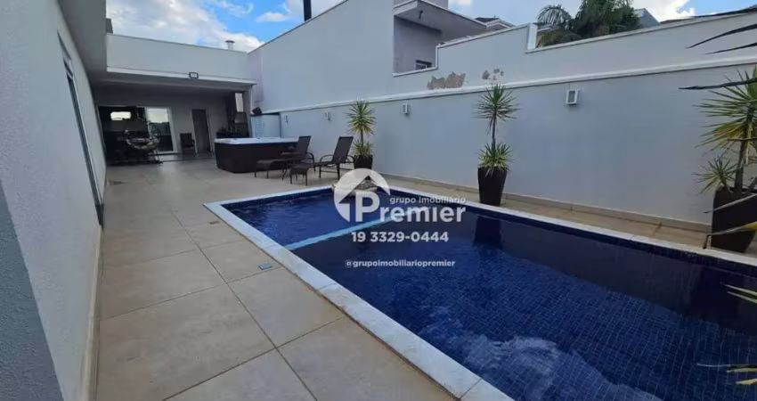 Casa térrea de alto padrão com 3 suítes e lazer completo no condomínio villa suíça, indaiatuba