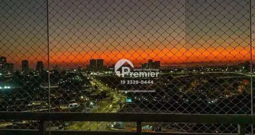 Apartamento com 1 dormitório à venda, 55 m² por r$ 610.000 - sky towers home - indaiatuba/sp