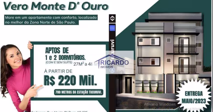 Apartamento com 1 dormitório à venda - Tucuruvi (Zona Norte) - São Paulo