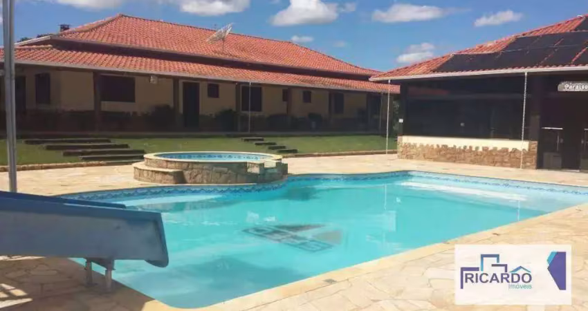 Chácara com 5 dormitórios à venda, 30000 m² - água comprida - cambuí/mg