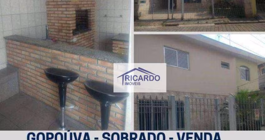 Sobrado com 3 dormitórios à venda, 250 m² por R$ 790.000,00 - Jardim Gopoúva - Guarulhos/SP