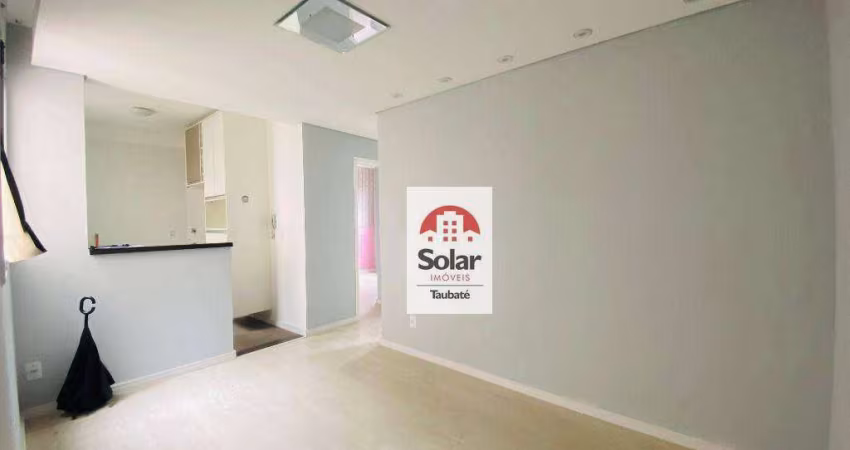 Apartamento com 2 dormitórios para alugar, 46 m² por R$ 1.268,23/mês - Parque Senhor do Bonfim - Taubaté/SP