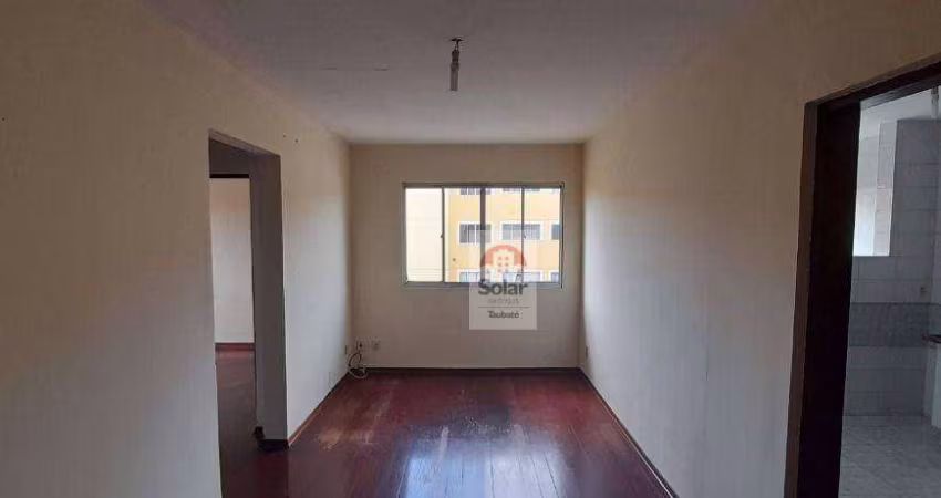 Apartamento com 2 dormitórios à venda, 58 m² por R$ 190.000,00 - Estiva - Taubaté/SP