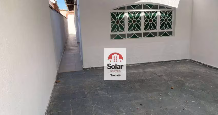 Casa com 2 dormitórios para alugar, 80 m² por r$ 1.500,00/mês - parque santo antônio - taubaté/sp