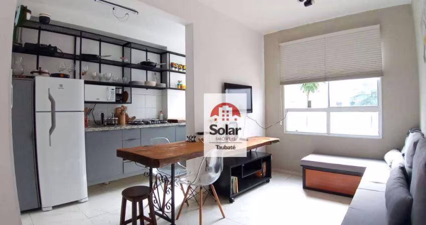 Apartamento com 2 dormitórios para alugar, 50 m² por R$ 1.449,63/mês - Jardim Jaraguá - Taubaté/SP