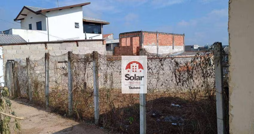 Terreno à venda, 250 m² por R$ 170.000,00 - Estoril - Taubaté/SP