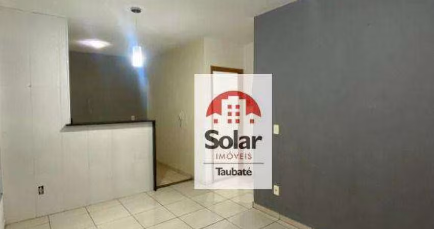 Apartamento com 2 dormitórios à venda, 47 m² por R$ 165.000,00 - Parque Senhor do Bonfim - Taubaté/SP
