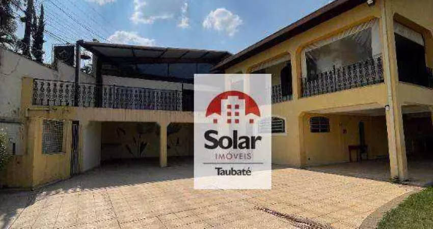 Casa com 4 dormitórios para alugar, 483 m² por r$ 6.623,00/mês - jardim das nações - taubaté/sp