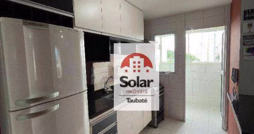 Apartamento com 2 dormitórios, 63 m² - venda por r$ 305.000,00 ou aluguel por r$ 2.250,00/mês - barranco - taubaté/sp