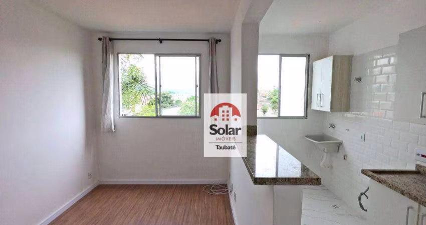 Apartamento com 2 dormitórios à venda, 45 m² por R$ 198.000,00 - Estiva - Taubaté/SP