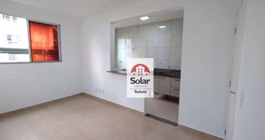 Apartamento com 2 dormitórios à venda, 48m² por R$ 220.000 - Esplanada Independência - Taubaté/SP