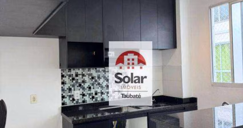 Apartamento com 2 dormitórios à venda, 43 m² por R$ 190.000,00 - Parque Senhor do Bonfim - Taubaté/SP