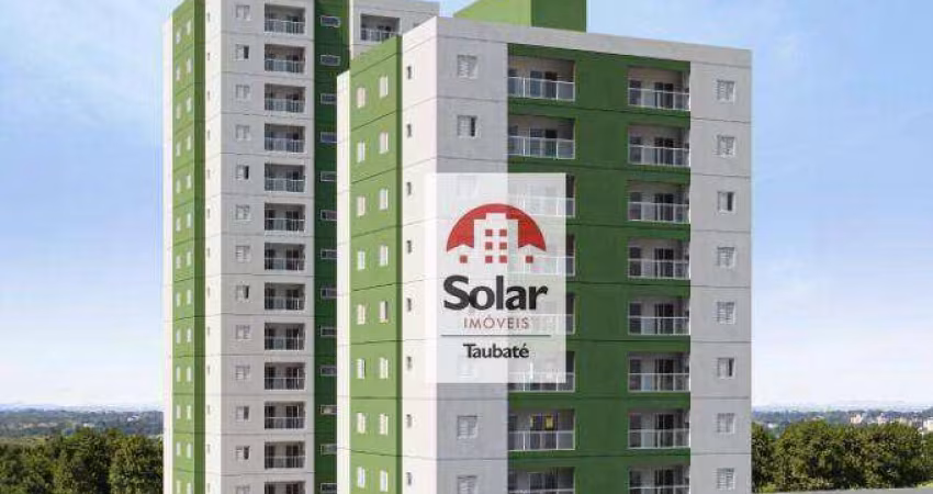 Apartamento com 2 dormitórios à venda, 75 m² por R$ 292.100,00 - Vila São José - Taubaté/SP