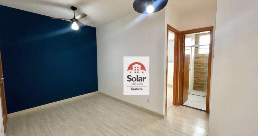 Apartamento com 2 dormitórios, 40 m² - venda por R$ 210.000,00 ou aluguel por R$ 1.311,29/mês - Jardim Oasis - Taubaté/SP