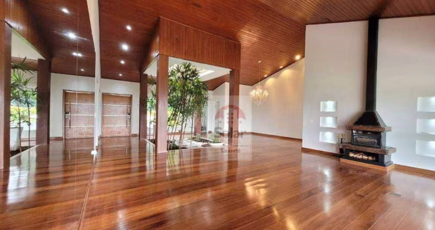 Casa com 4 dormitórios, 600 m² - venda por R$ 3.300.000,00 ou aluguel por R$ 16.403,30/mês - Chácaras Cataguá - Taubaté/SP