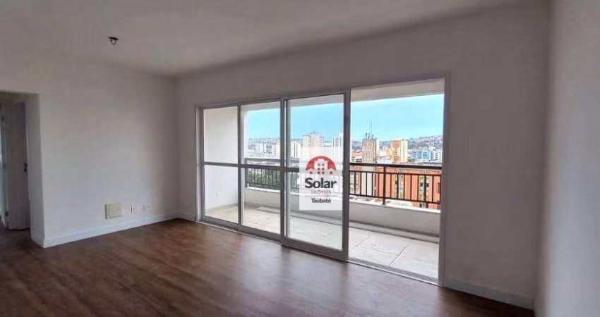Apartamento com 2 dormitórios para alugar, 77 m² por R$ 3.705,20/mês - Centro - Taubaté/SP