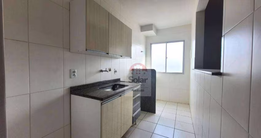 Apartamento com 2 dormitórios para alugar, 46 m² por R$ 1.250,00/mês - Barranco - Taubaté/SP