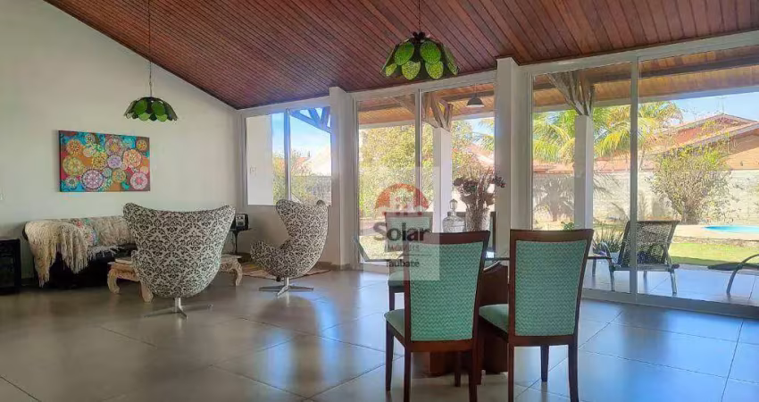 Casa com 3 dormitórios, 400 m² - venda por r$ 2.100.000,00 ou aluguel por r$ 7.702,50/mês - condomínio vale do sol - tremembé/sp
