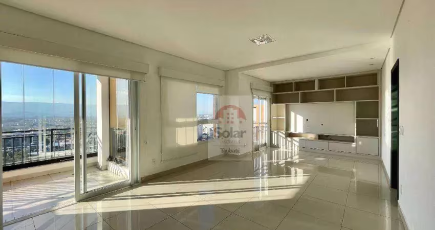 Apartamento com 2 dormitórios para alugar, 166 m² por r$ 7.300,00/mês - jardim das nações - taubaté/sp