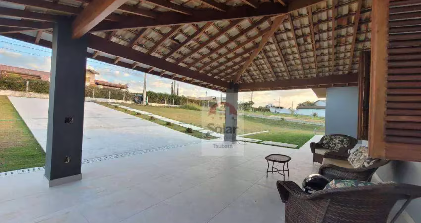 Casa com 3 dormitórios à venda, 360 m² por r$ 2.300.000,00 - chácaras cataguá - taubaté/sp