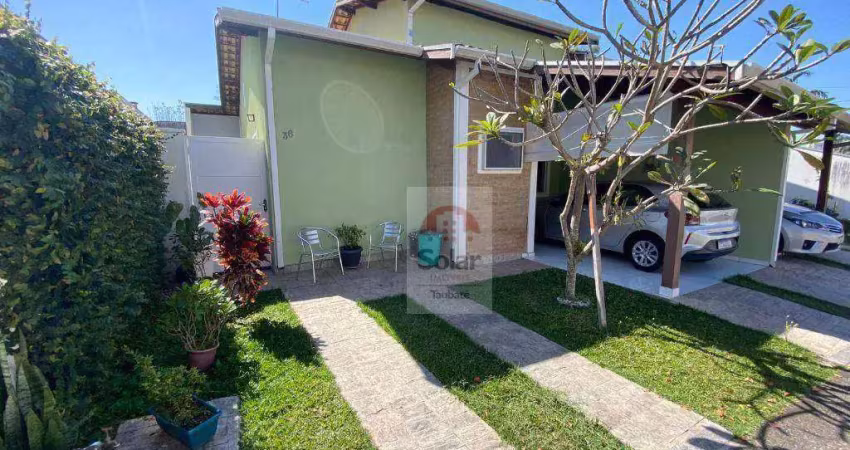Casa com 3 dormitórios à venda, 130 m² por r$ 498.000,00 - condomínio residencial jardins - taubaté/sp