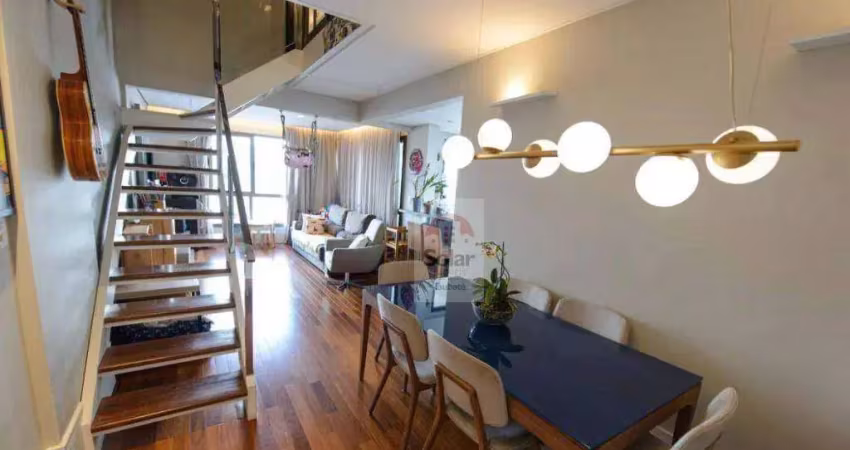 Apartamento com 3 dormitórios para alugar, 120 m² por r$ 4.975,00/mês - vila jaboticabeira - taubaté/sp