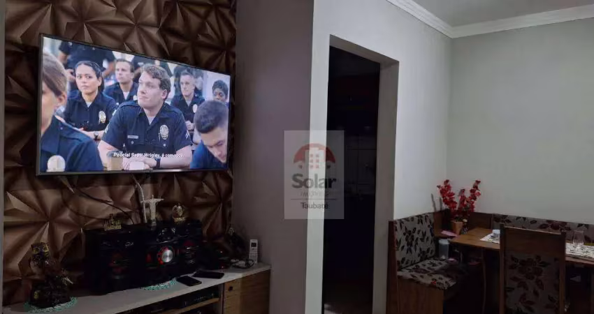Apartamento com 2 dormitórios à venda, 48 m² por r$ 190.000,00 - campos elíseos - taubaté/sp