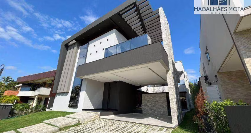 Casa Alphaville fortaleza com 5 dormitórios à venda, 433 m² por R$ 4.500.000 - Alphaville Fortaleza - Eusébio/CE