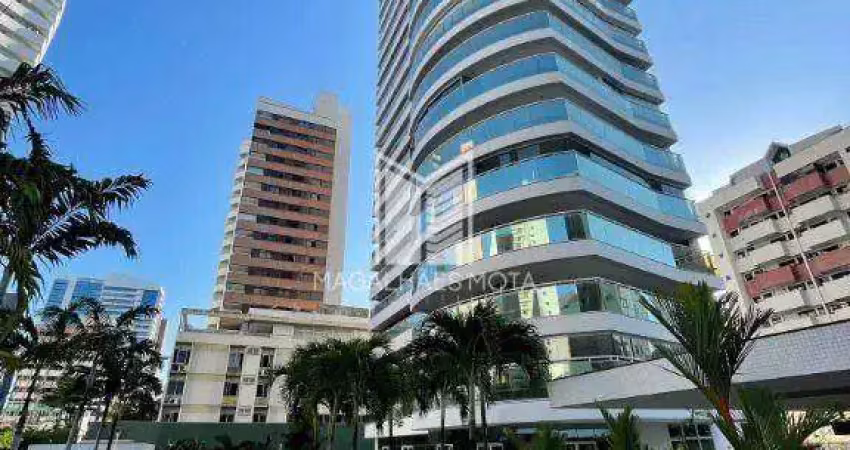 Apartamento com 4 dormitórios à venda, 332 m² por r$ 4.200.000,00 - meireles - fortaleza/ce