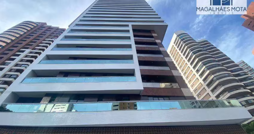 Apartamento excelsior com 4 dormitórios à venda, 247 m² por r$ 3.400.000 - meireles - fortaleza/ce