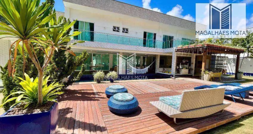 Casa Alphaville Fortasleza com 4 dormitórios à venda, 400 m² por R$ 5.700.000 - Cararu - Eusébio/CE