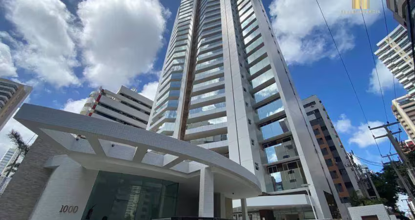 Apartamento com 4 dormitórios à venda, 231 m² por r$ 3.700.000,00 - meireles - fortaleza/ce