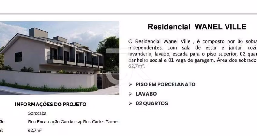Sobrado à venda no bairro Wanel Ville - Sorocaba/SP, OESTE