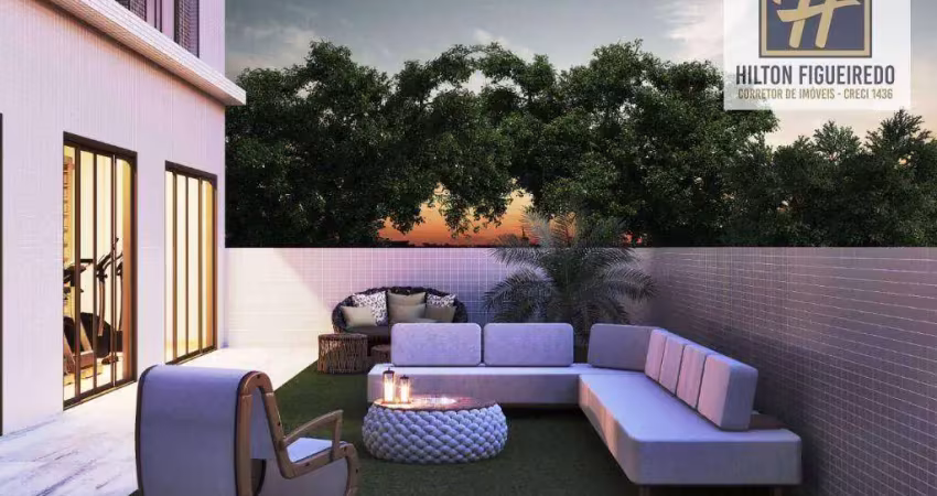 Apartamento com 3 dormitórios (2 suítes) à venda, 77 m² por r$ 660.000 - bessa - joão pessoa/pb