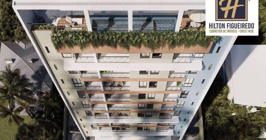 Apartamento à venda, em área privilegiada e, frente a praça do caju, 74 m² por r$ 676.748 - bessa - joão pessoa/pb