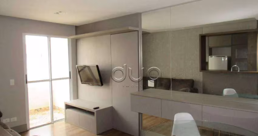Apartamento com 2 dormitórios para alugar, 55 m² por r$ 2.035,00/mês - dois córregos - piracicaba/sp