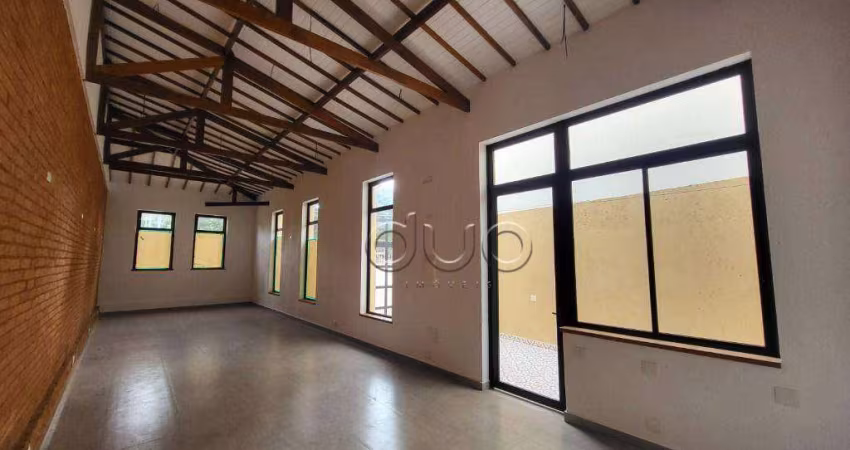 Salão para alugar, 120 m² por R$ 4.068,58/mês - Paulista - Piracicaba/SP