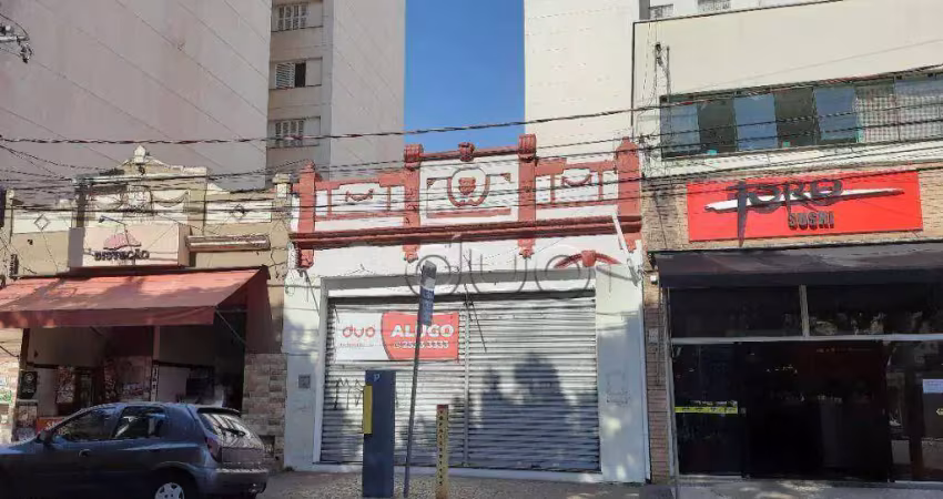 Salão comercial para alugar, 175 m² por r$ 9.115/mês - centro - piracicaba/sp