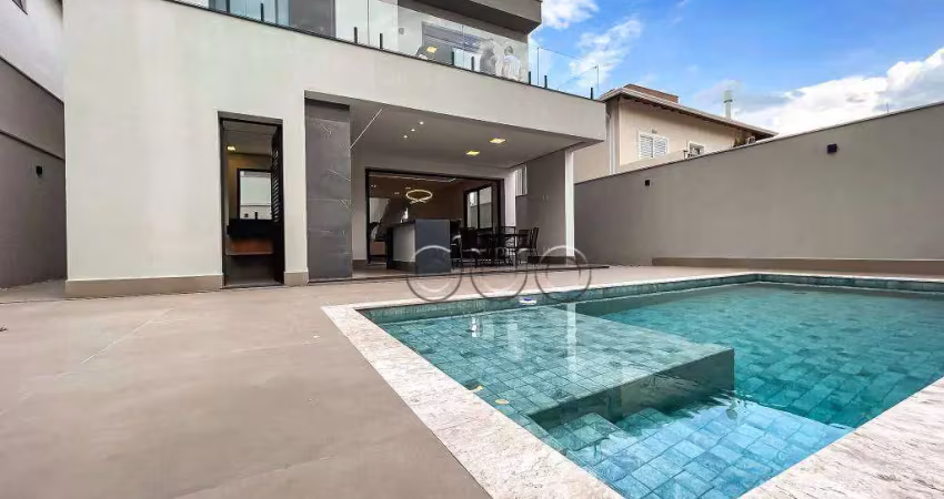 Casa com 3 dormitórios à venda, 270 m² por r$ 2.150.000,00 - reserva do engenho - piracicaba/sp