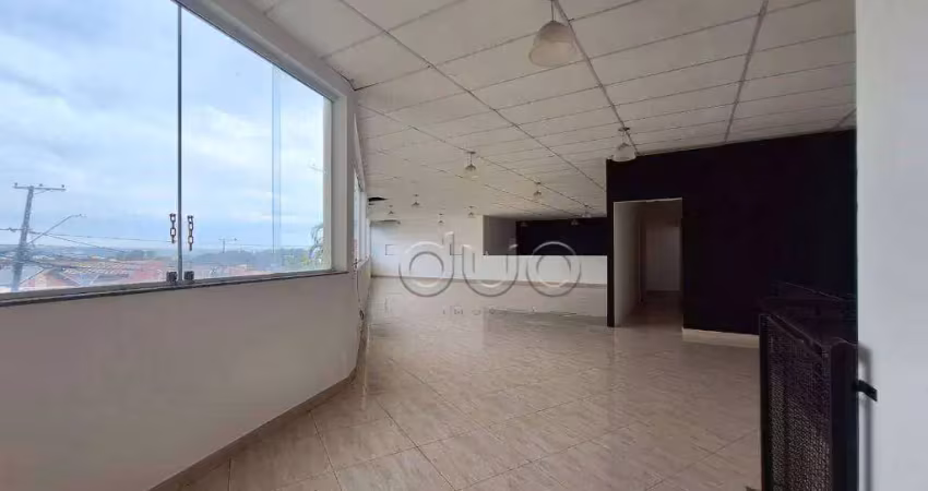 Salão para alugar, 242 m² por r$ 4.206,90/mês - nova américa - piracicaba/sp