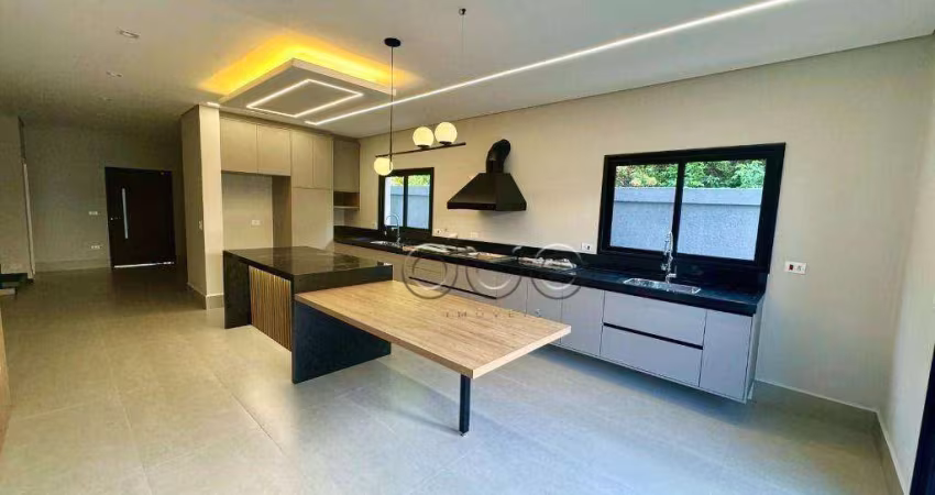 Casa com 3 dormitórios à venda, 196 m² por R$ 1.250.000,00 - Condomínio Lazuli Club - Piracicaba/SP