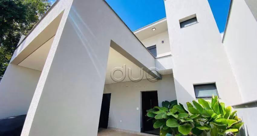 Casa com 3 dormitórios à venda, 196 m² por r$ 1.290.000,00 - condomínio lazuli club - piracicaba/sp