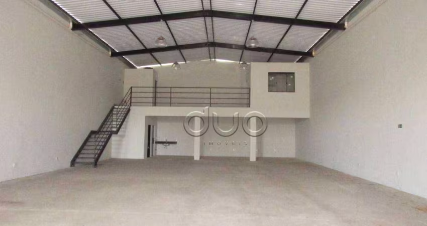 Barracão para alugar, 450 m² por R$ 10.300,00/mês - Jardim Algodoal - Piracicaba/SP
