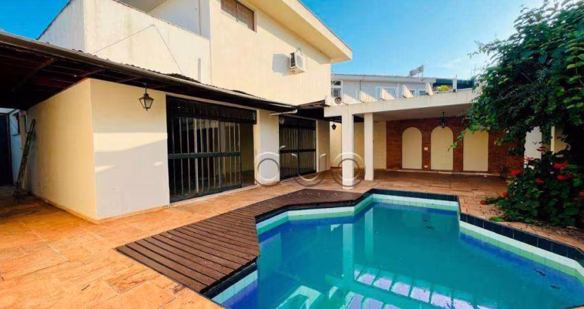 Casa com 3 dormitórios, 314 m² - venda por R$ 1.500.000,00 ou aluguel por R$ 8.580,00/mês - Jardim Europa - Piracicaba/SP