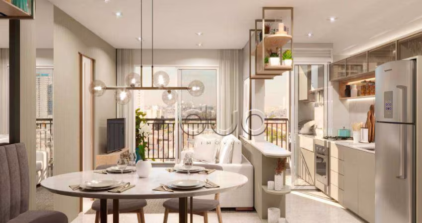 Apartamento com 2 dormitórios à venda, 54 m² por R$ 236.000,00 - Morumbi - Piracicaba/SP