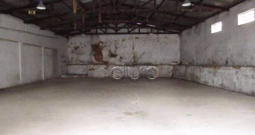 Barracão para alugar, 325 m² por R$ 3.800,00/mês - Paulista - Piracicaba/SP