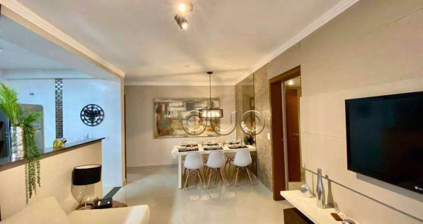 Apartamento com 3 dormitórios à venda, 98 m² por R$ 540.000,00 - Paulista - Piracicaba/SP