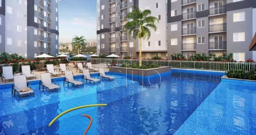 Apartamento à venda em piracicaba no bairro terra rica com 2 quartos, 48 m² por r$ 270.000,00